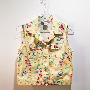 Happy Floral Vest